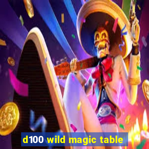 d100 wild magic table