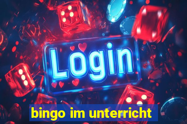 bingo im unterricht