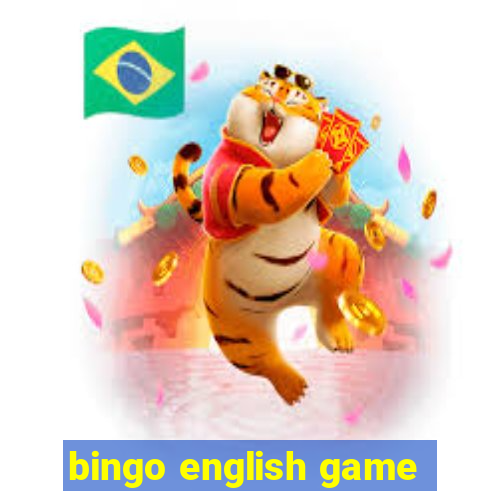 bingo english game