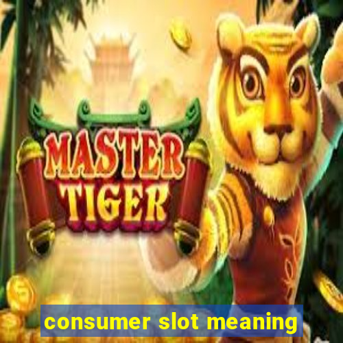 consumer slot meaning