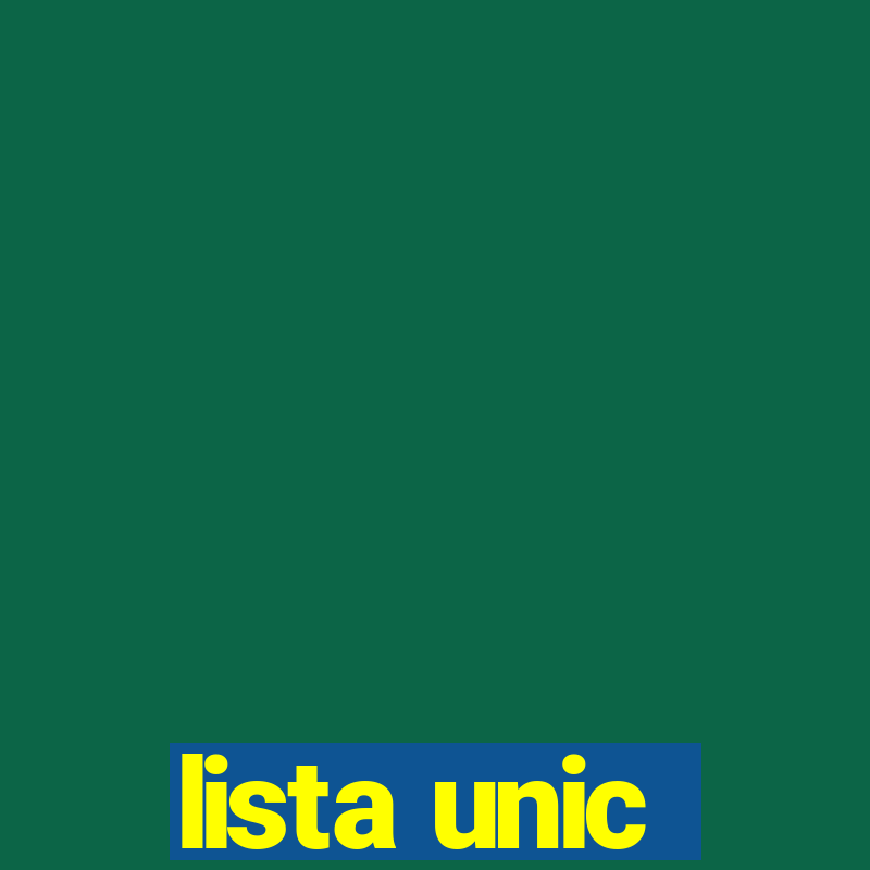 lista unic