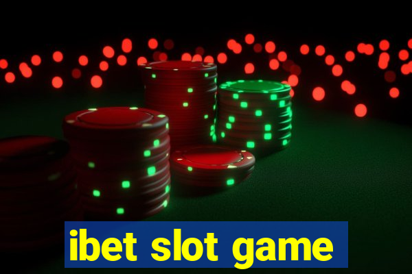 ibet slot game