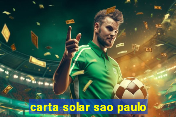 carta solar sao paulo