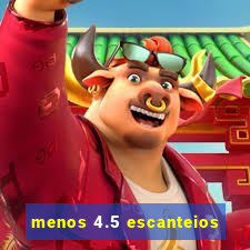 menos 4.5 escanteios