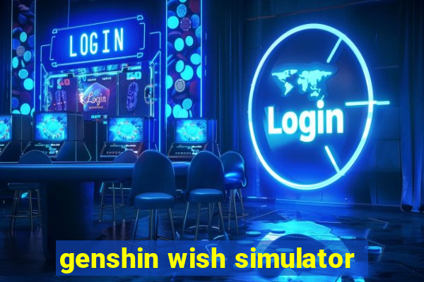 genshin wish simulator