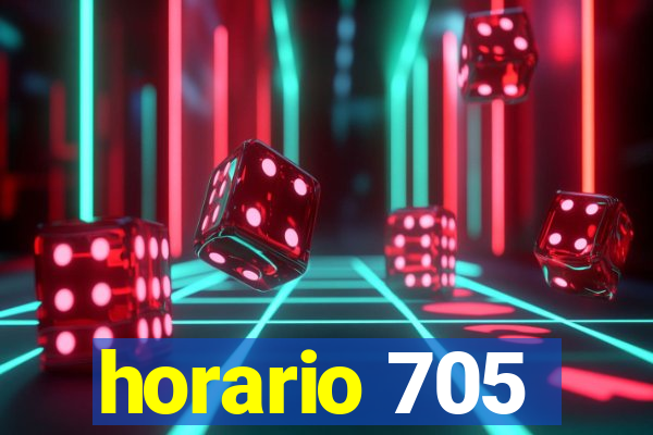 horario 705