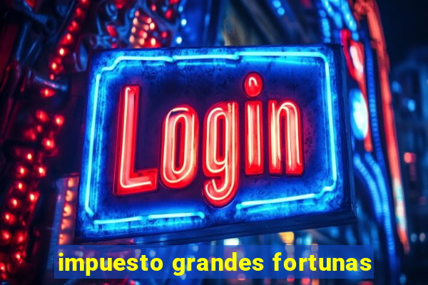 impuesto grandes fortunas