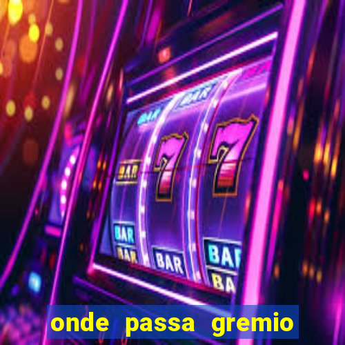 onde passa gremio x operario