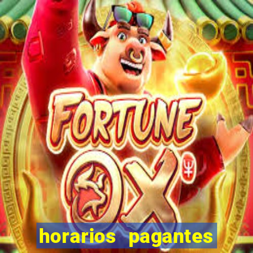 horarios pagantes do fortune ox