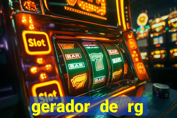 gerador de rg frente e verso