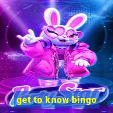 get to know bingo