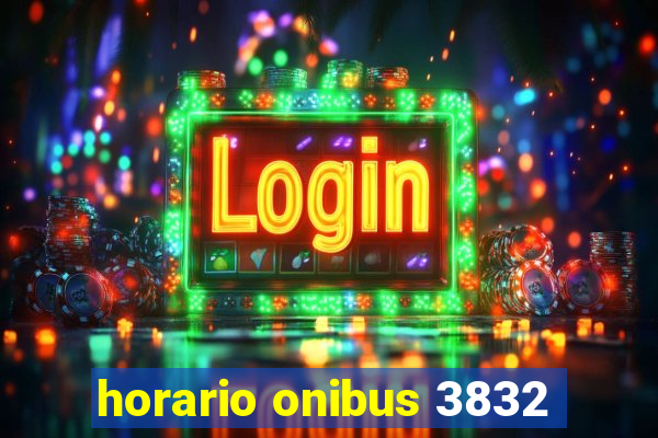 horario onibus 3832