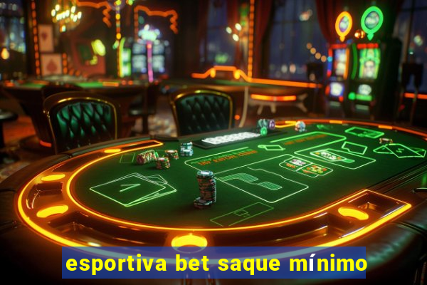 esportiva bet saque mínimo