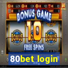 80bet login