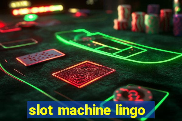 slot machine lingo