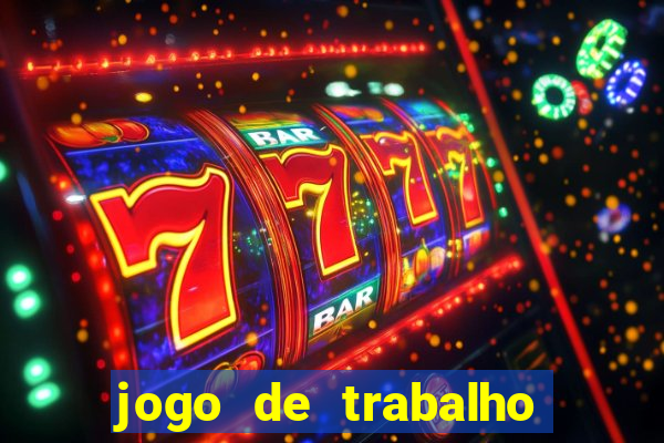 jogo de trabalho no escritório