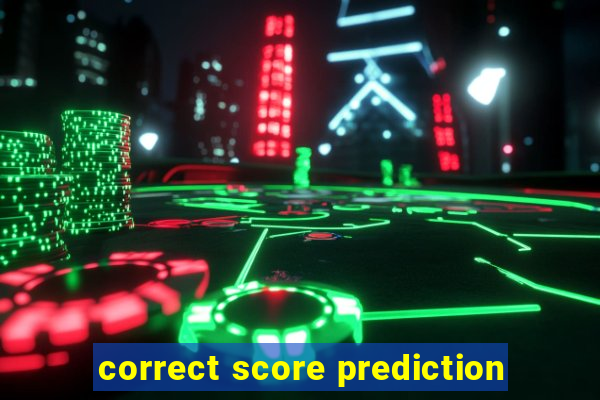 correct score prediction