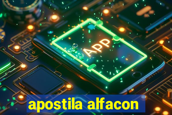 apostila alfacon