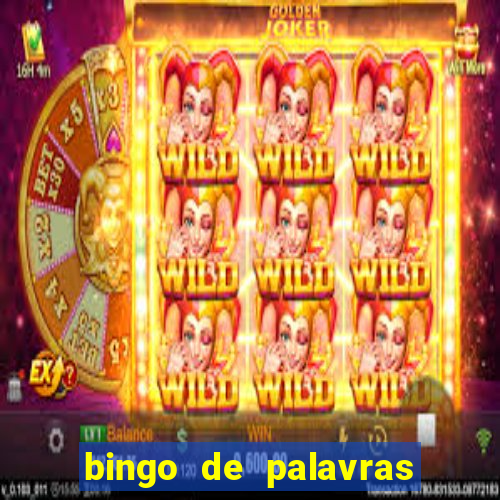 bingo de palavras cha de bebe