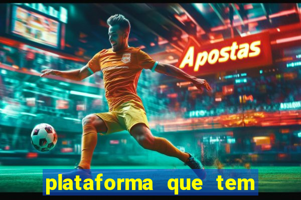 plataforma que tem fortune tiger