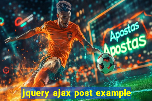 jquery ajax post example