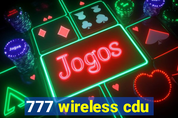 777 wireless cdu