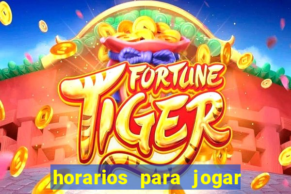 horarios para jogar fortune mouse