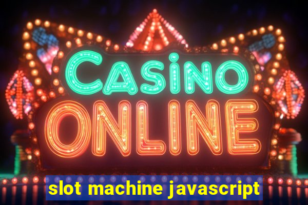 slot machine javascript