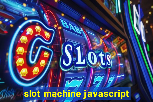 slot machine javascript