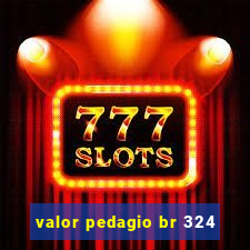 valor pedagio br 324