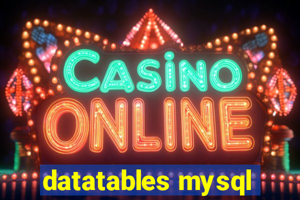 datatables mysql