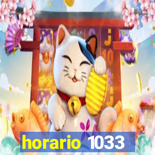 horario 1033