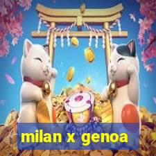 milan x genoa