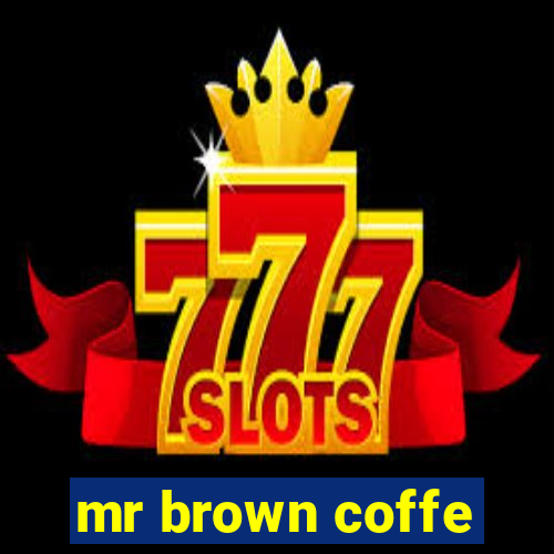 mr brown coffe