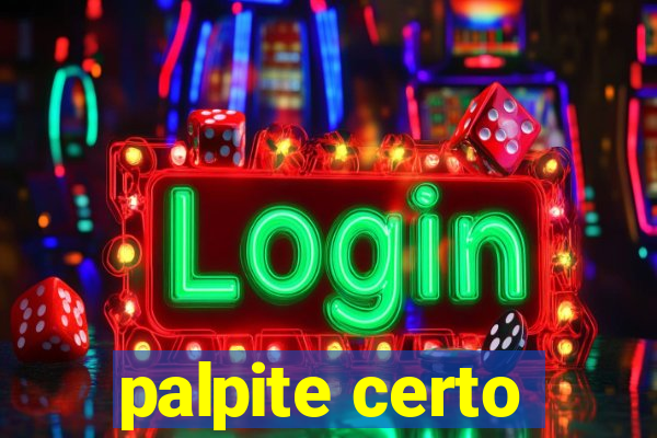 palpite certo