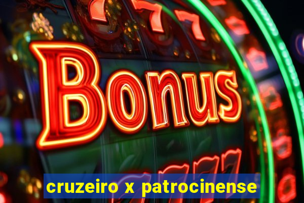 cruzeiro x patrocinense