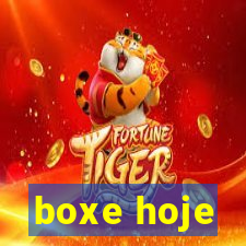 boxe hoje