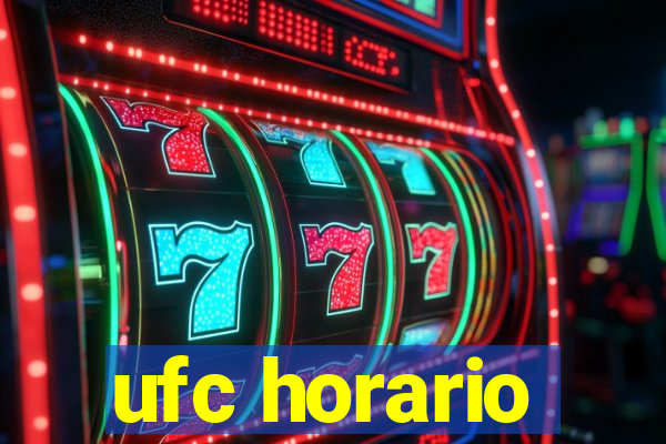 ufc horario