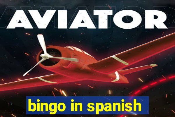 bingo in spanish