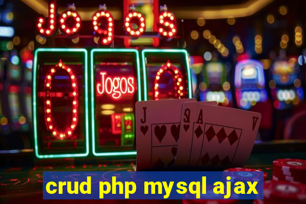 crud php mysql ajax