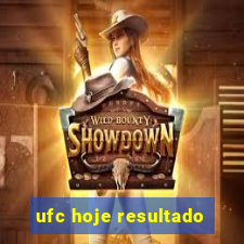 ufc hoje resultado