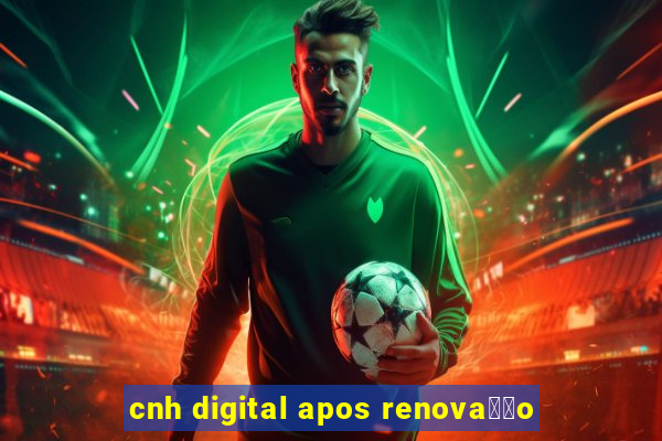 cnh digital apos renova莽茫o