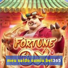 meu saldo sumiu bet365