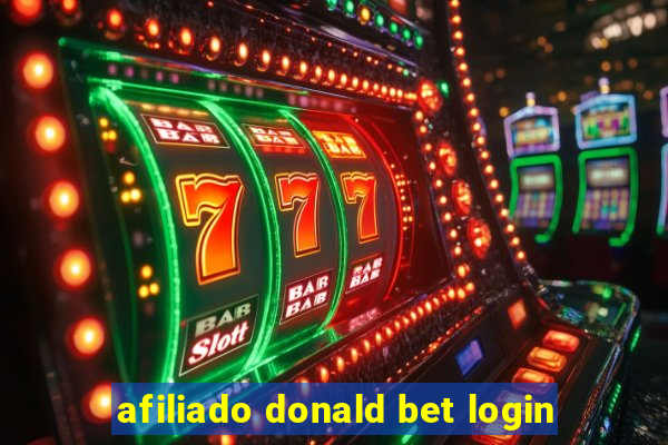 afiliado donald bet login