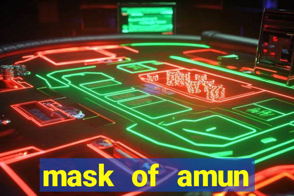 mask of amun online slot