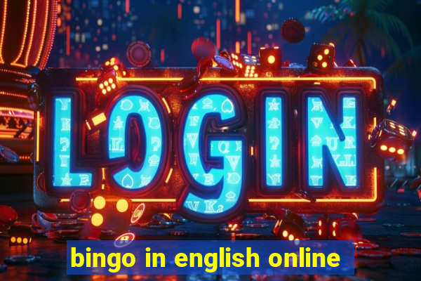 bingo in english online