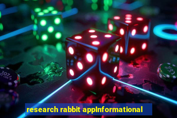 research rabbit appInformational