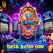 beta actin mw