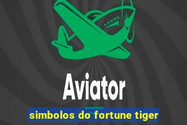 simbolos do fortune tiger