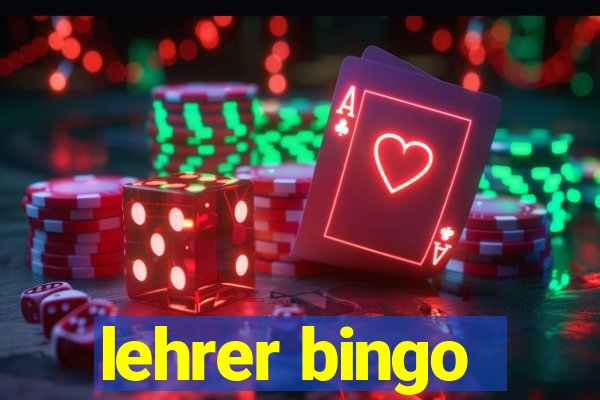 lehrer bingo